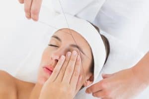 eyebrow waxing